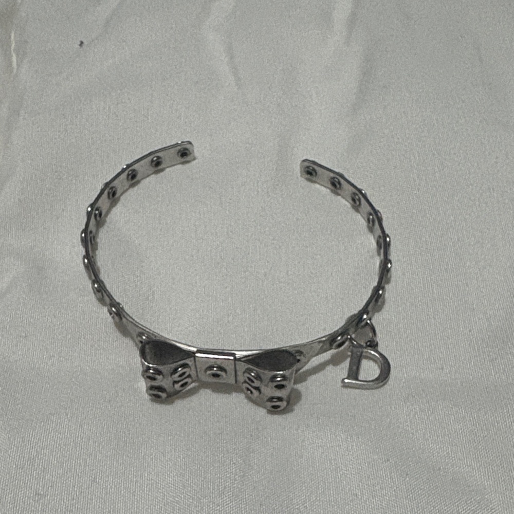 Dior Silver Dice Charm Bracelet